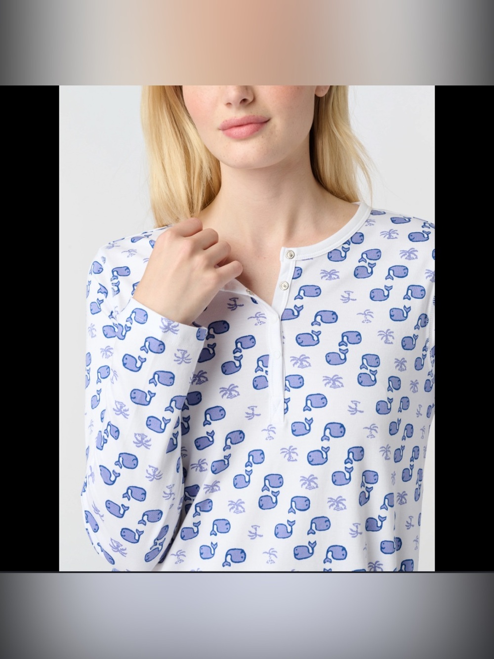 Roller Rabbit Moby Henley Pajama Top